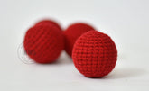 Crochet Balls 1.5 inch (Red #4)